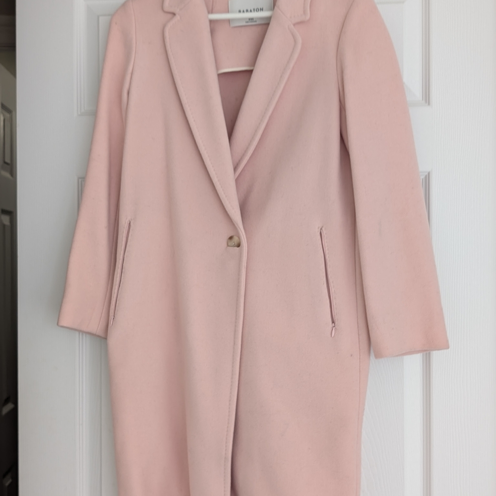 Babaton Soft Blush Pink Stedman Coat